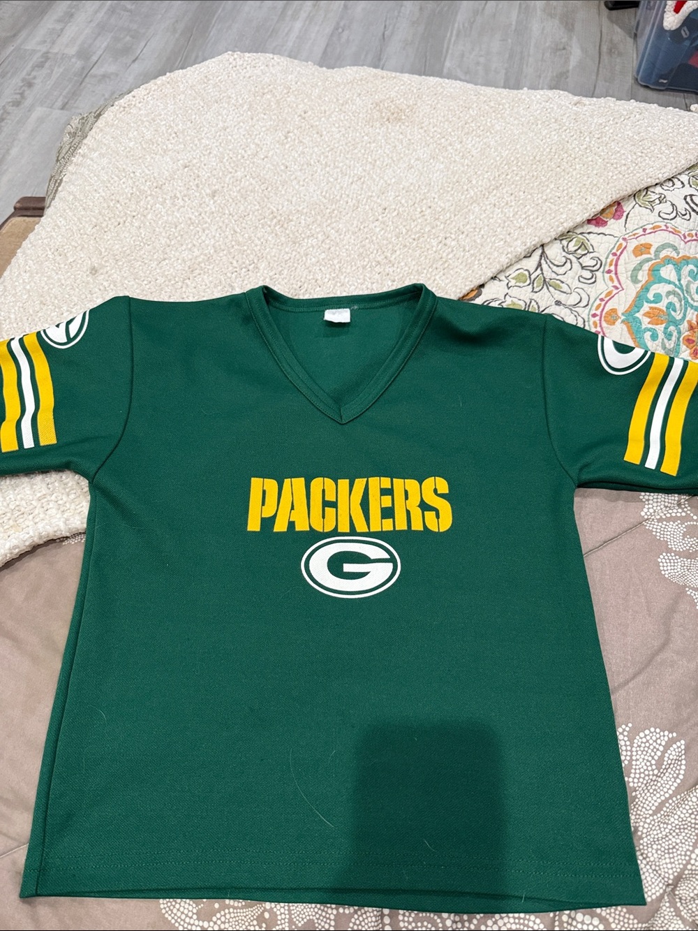 Green Bay #44 jersey Short-Sleeve Jersey short sexy top women's S-M